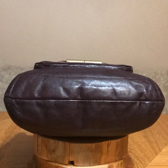 COACH Kristin Spectator Plum Leather Hobo - Picture 5 of 16